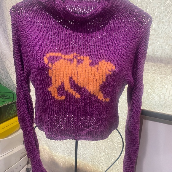 Parasuco Vintage Embroidered Sweater Blouse Sz S - Picture 7 of 11